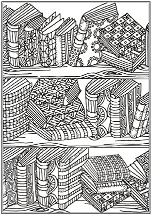 Squiggle Advanced Relaxing Colouring Book - Zen Doodle